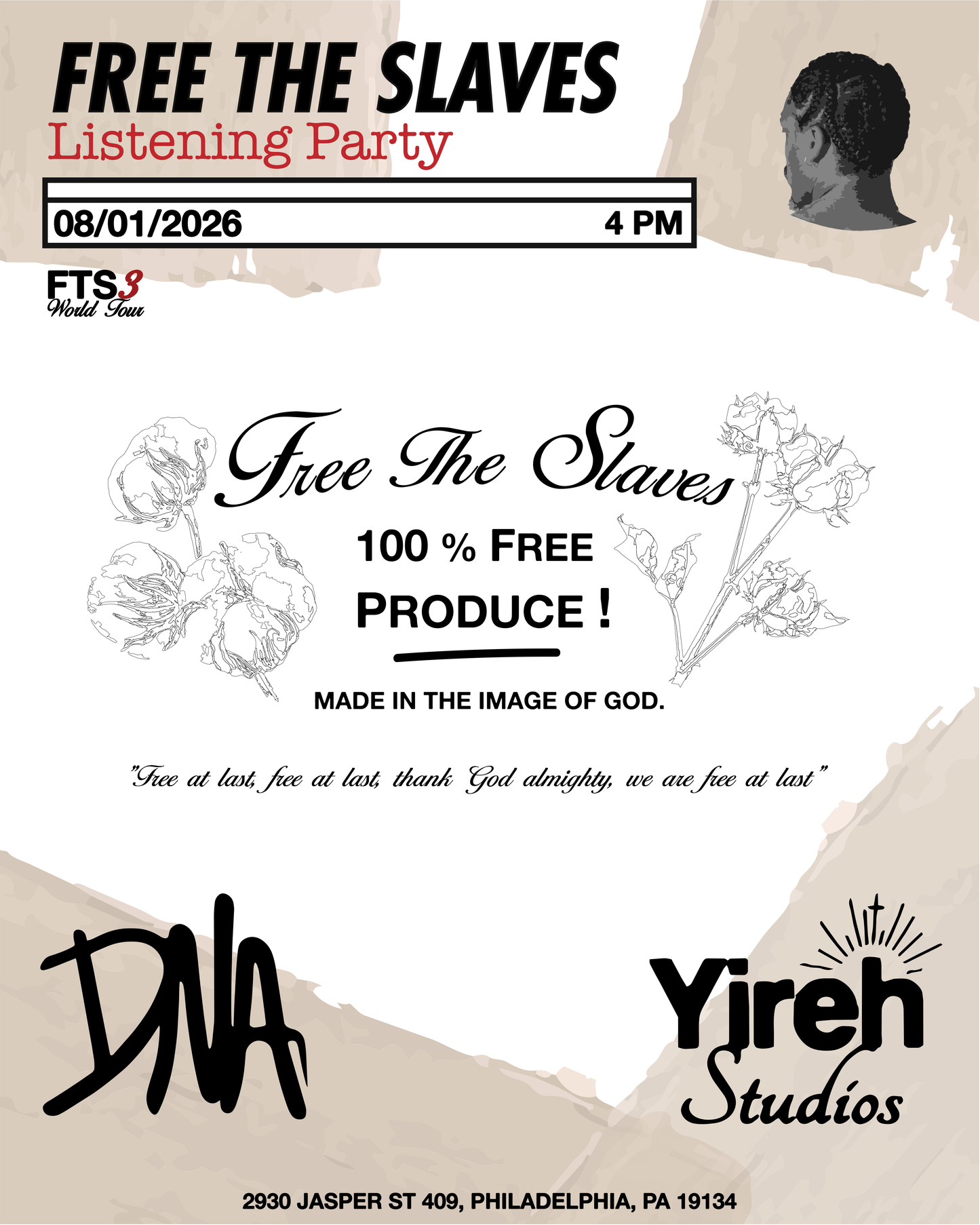 Jaz Donell - Free The Slaves Listening Party - Philly